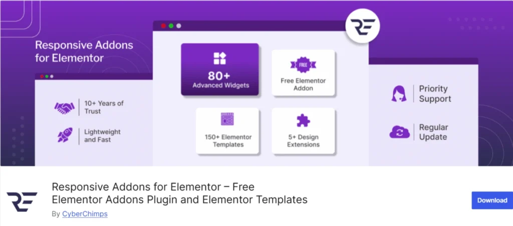 Resposnive Addons for elementor plugin - elementor addons plugin