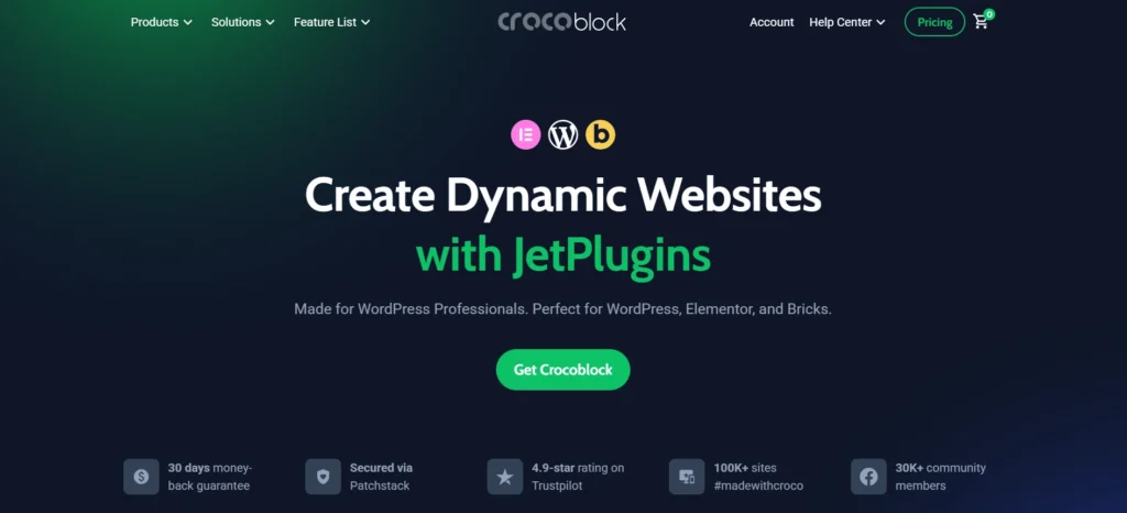 Crocoblock image - crocoblock plugin firstfold 